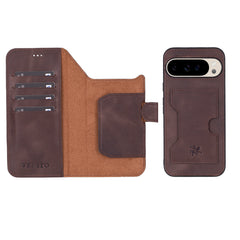 Funda tipo billetera de cuero con bloqueo RFID Florence-flex para Google Pixel 8