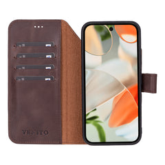 Funda tipo billetera de cuero con bloqueo RFID Florence-flex para Google Pixel 8