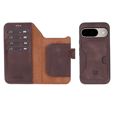 Funda tipo billetera de cuero con bloqueo RFID Florence-flex para Google Pixel 8