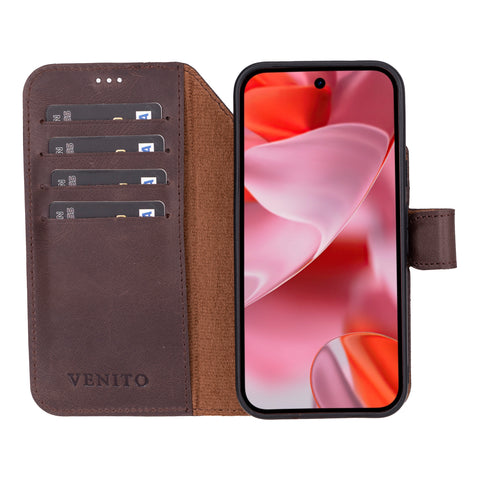 Funda tipo billetera de cuero con bloqueo RFID Florence-flex para Google Pixel 8