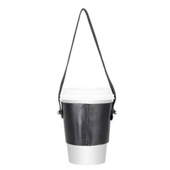 Salerno Leather Coffee Cup Carrying Case