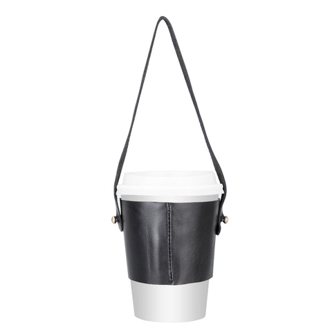 Estuche de transporte para tazas de café de cuero Salerno 