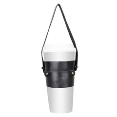 Salerno Leather Coffee Cup Carrying Case