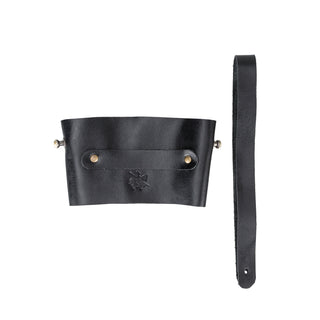 Salerno Leather Coffee Cup Carrying Case
