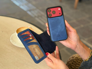 Ravenna RFID Blocking Detachable Leather Wallet Case for iPhone 18 Pro Max