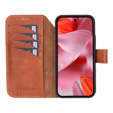 Funda tipo cartera de cuero desmontable con bloqueo RFID Ravenna para Google Pixel 8