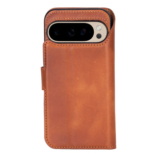 Ravenna RFID Blocking Detachable Leather Wallet Case for Google Pixel 9 Pro