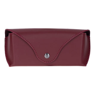 Roan Leather Glasses Case - Bordeaux