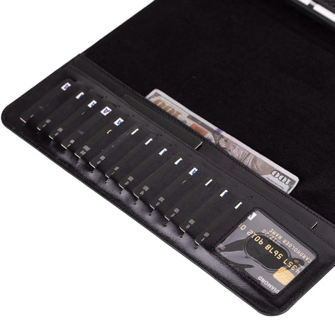 Parma Premium Leather Case for iPad Pro 13 Inch M4 (2024) with Pencil Holder, Handmade, Kickstand, Detachable Wallet, Full-Grain Leather, Compatible with Apple Pencil (USB-C), Antique Brown