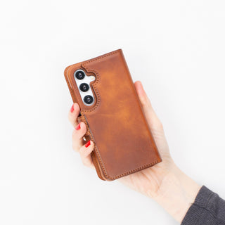 Florence RFID Blocking Leather Wallet Case for Samsung Galaxy S24