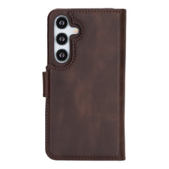 Funda tipo billetera de cuero con bloqueo RFID Florence para Samsung Galaxy S24