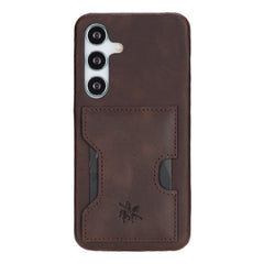 Funda tipo billetera de cuero con bloqueo RFID Florence para Samsung Galaxy S24