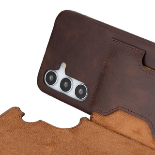 Florence RFID Blocking Leather Wallet Case for Samsung Galaxy S24