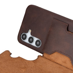 Funda tipo billetera de cuero con bloqueo RFID Florence para Samsung Galaxy S24
