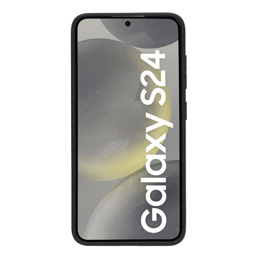 Funda de cuero Lucca Snap On para Samsung Galaxy S24