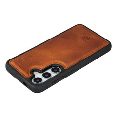Funda de cuero Lucca Snap On para Samsung Galaxy S24