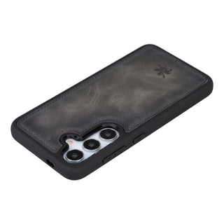 Funda de cuero Lucca Snap On para Samsung Galaxy S24