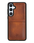 Capri Snap On Leather Wallet Case for Samsung Galaxy S24 Plus