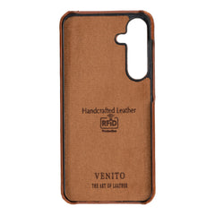 Funda tipo billetera de cuero con bloqueo RFID Florence para Samsung Galaxy S24 Plus