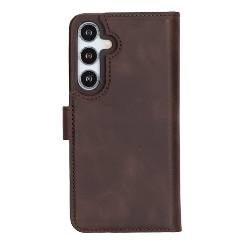 Funda tipo billetera de cuero con bloqueo RFID Florence para Samsung Galaxy S24 Plus