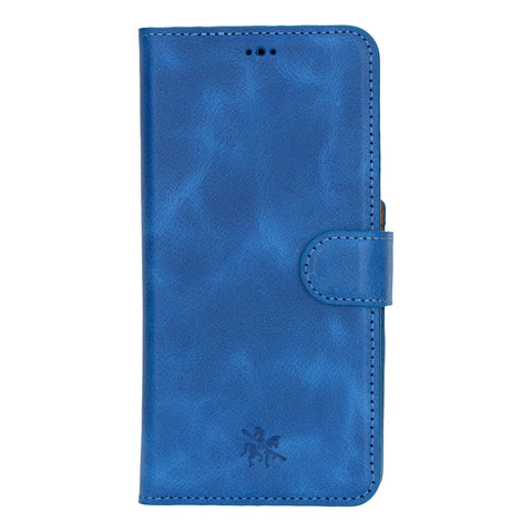 Funda tipo billetera de cuero con bloqueo RFID Florence para Samsung Galaxy S24 Plus