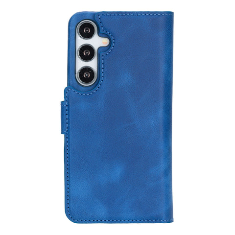 Funda tipo billetera de cuero con bloqueo RFID Florence para Samsung Galaxy S24 Plus