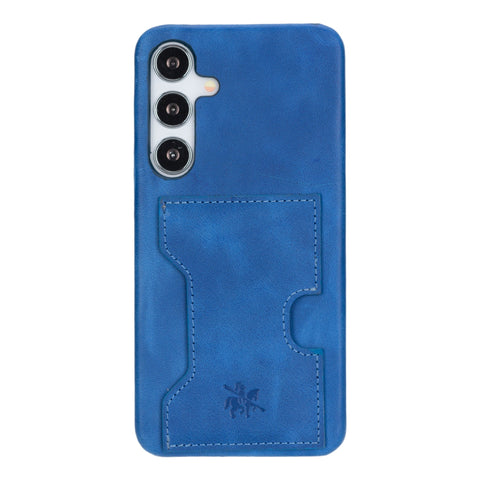 Funda tipo billetera de cuero con bloqueo RFID Florence para Samsung Galaxy S24 Plus