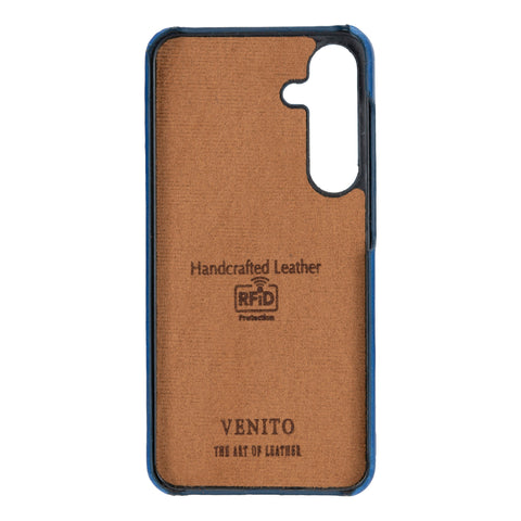 Funda tipo billetera de cuero con bloqueo RFID Florence para Samsung Galaxy S24 Plus