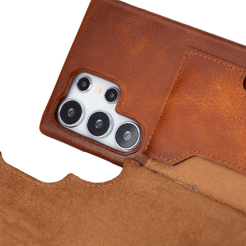 Florence RFID Blocking Leather Wallet Case for Samsung Galaxy S24 Ultra