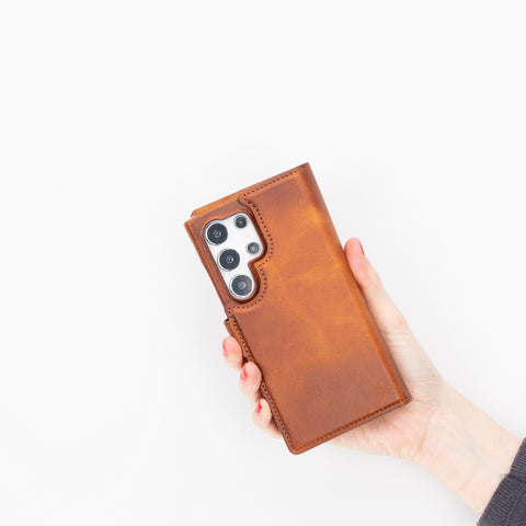 Florence RFID Blocking Leather Wallet Case for Samsung Galaxy S24 Ultra