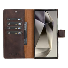 Florence RFID Blocking Leather Wallet Case for Samsung Galaxy S24 Ultra