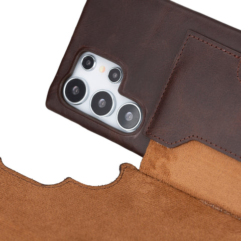 Florence RFID Blocking Leather Wallet Case for Samsung Galaxy S24 Ultra
