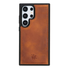 Funda de cuero Lucca Snap On para Samsung Galaxy S24 Ultra