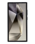 Funda de cuero Lucca Snap On para Samsung Galaxy S24 Ultra