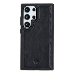 Funda de cuero Lucca Snap On para Samsung Galaxy S24 Ultra