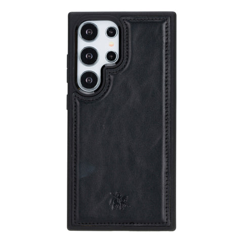 Funda de cuero Lucca Snap On para Samsung Galaxy S24 Ultra