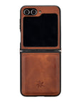 Lucca Snap-On Leather Case for Samsung Galaxy Z Flip 5 (6.7 inches)