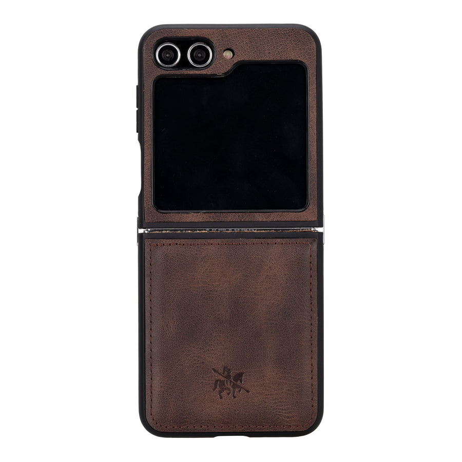 Lucca Snap-On Leather Case for Samsung Galaxy Z Flip 5 (6.7 inches)