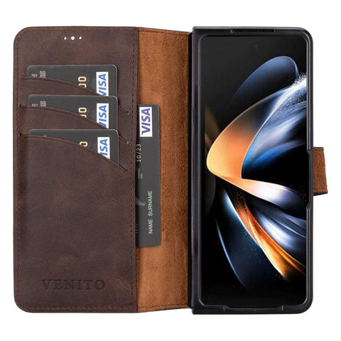 Funda tipo billetera de cuero Trieste para Samsung Galaxy Z Fold 5