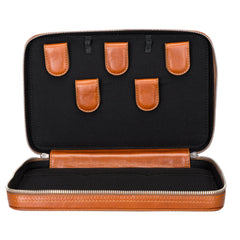 Travel Leather Cable Organizer