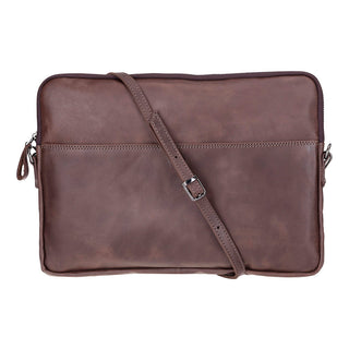 Leeds Leather Laptop / Tablet Sleeve - Dark Brown