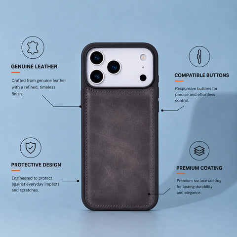Flex Cover iPhone 17 Pro Max Leather Case