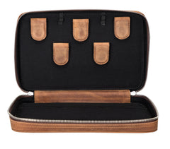 Travel Leather Cable Organizer