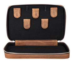 Travel Leather Cable Organizer