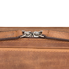 Travel Leather Cable Organizer