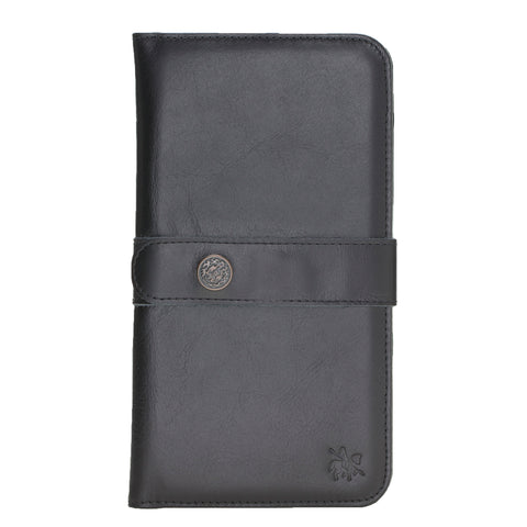 Cartera de viaje multifuncional de piel Modena