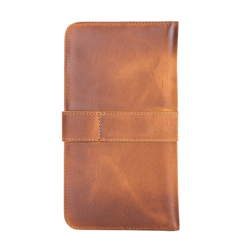 Cartera de viaje multifuncional de piel Modena