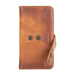 Cartera de viaje multifuncional de piel Modena