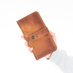 Cartera de viaje multifuncional de piel Modena