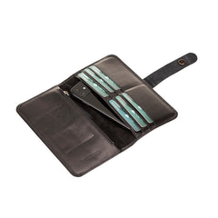 Cartera de viaje multifuncional de piel Modena